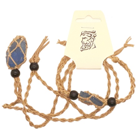 blue-stones-light-brown-string-necklace-bracelet-set