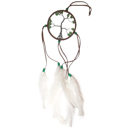 tree-of-life-white-feathers-green-beads-dia-4inches