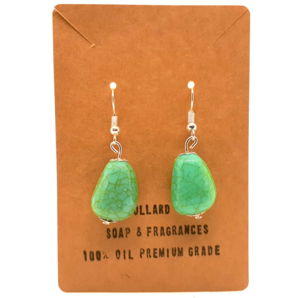 green-marble-earrings