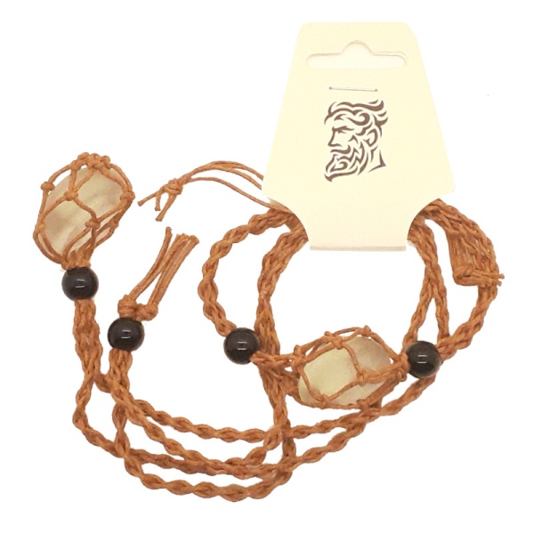 transluscent-stones-brown-string-necklace-bracelet-set