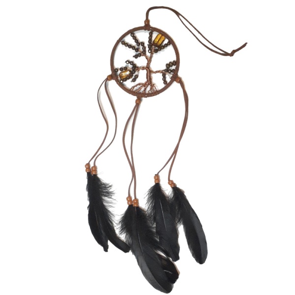 tree-of-life-black-feathers-brown-beads-dia-4inches